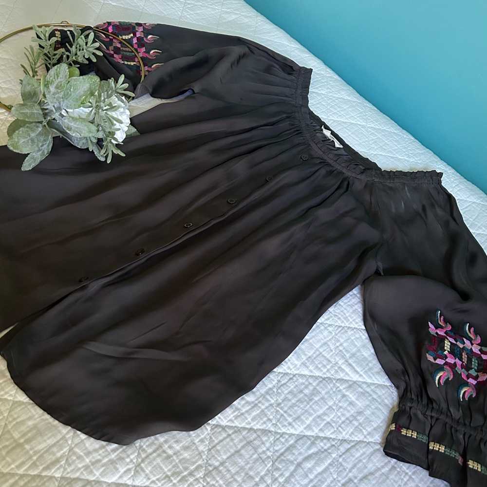 Entro Beautiful Boho Shabby Chic Shirt